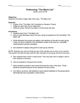 "The Black Cat" Play & Activities